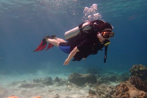 diving